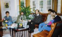 1991 - at home with Karine Gotzhein, a prof of Poly, and Reinhard Gotzhein (right).jpg 7.3K